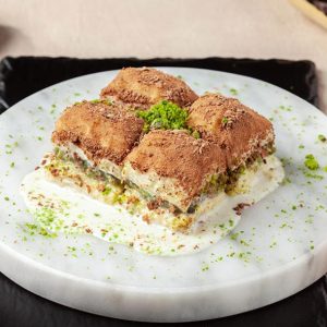 Cold baklava with chocolate 2 pieces