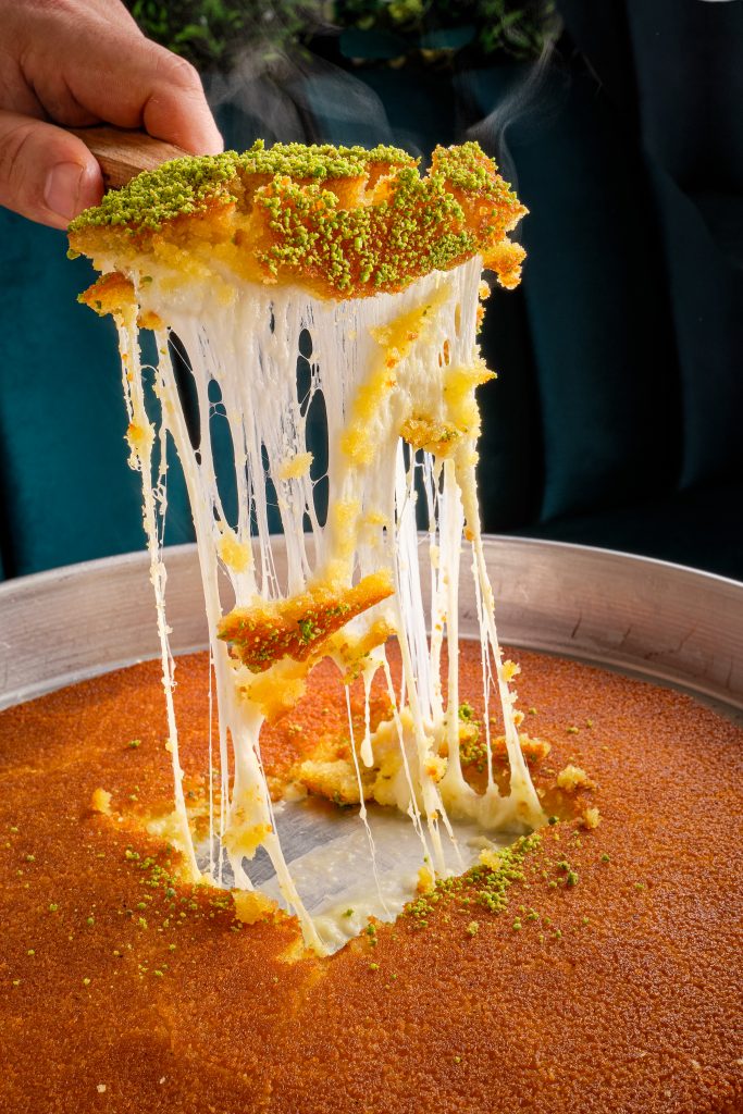 Kunafeh Middle Eastern dessert