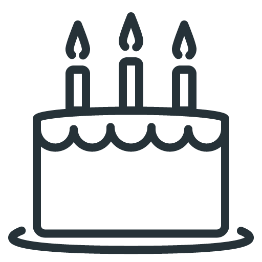 Icon of Birthday Cake