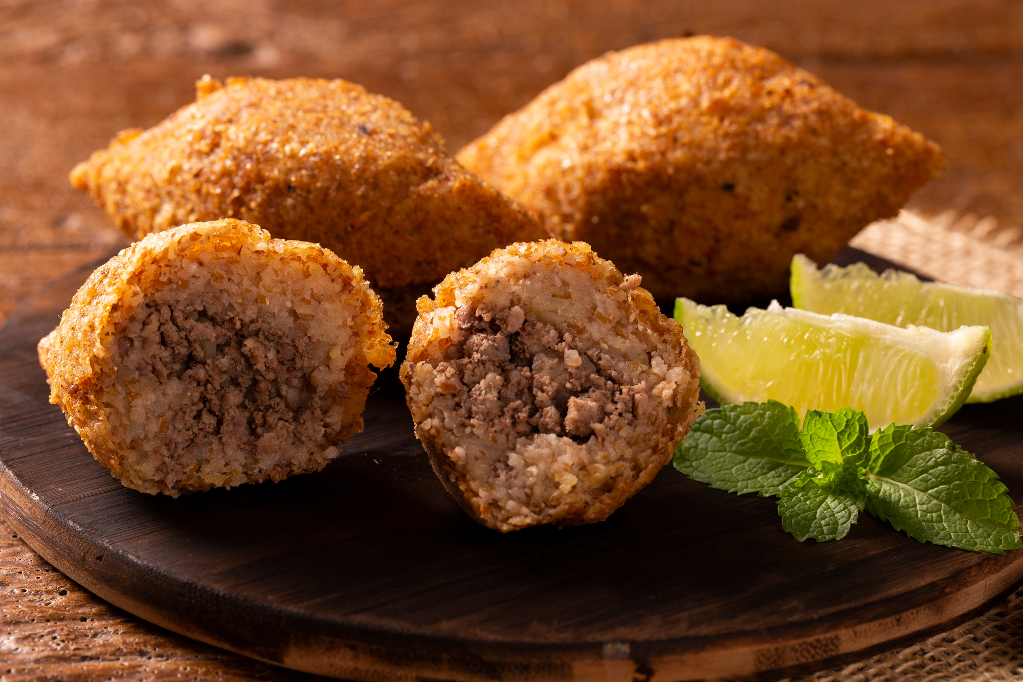 A regional Middle Eastern kibbeh preparation illustrating the many forms of Syrian kibbeh