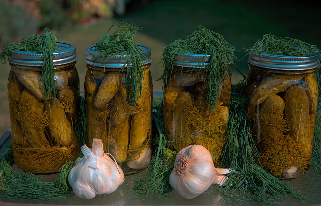 Cucumber pickles with dill, commonly served with chicken shish and Middle Eastern grilled chicken