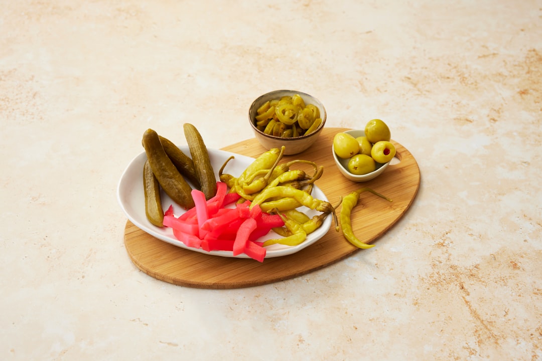 Lebanese mixed pickles served with shawarma, falafel, mezze and Middle Eastern mixed grills